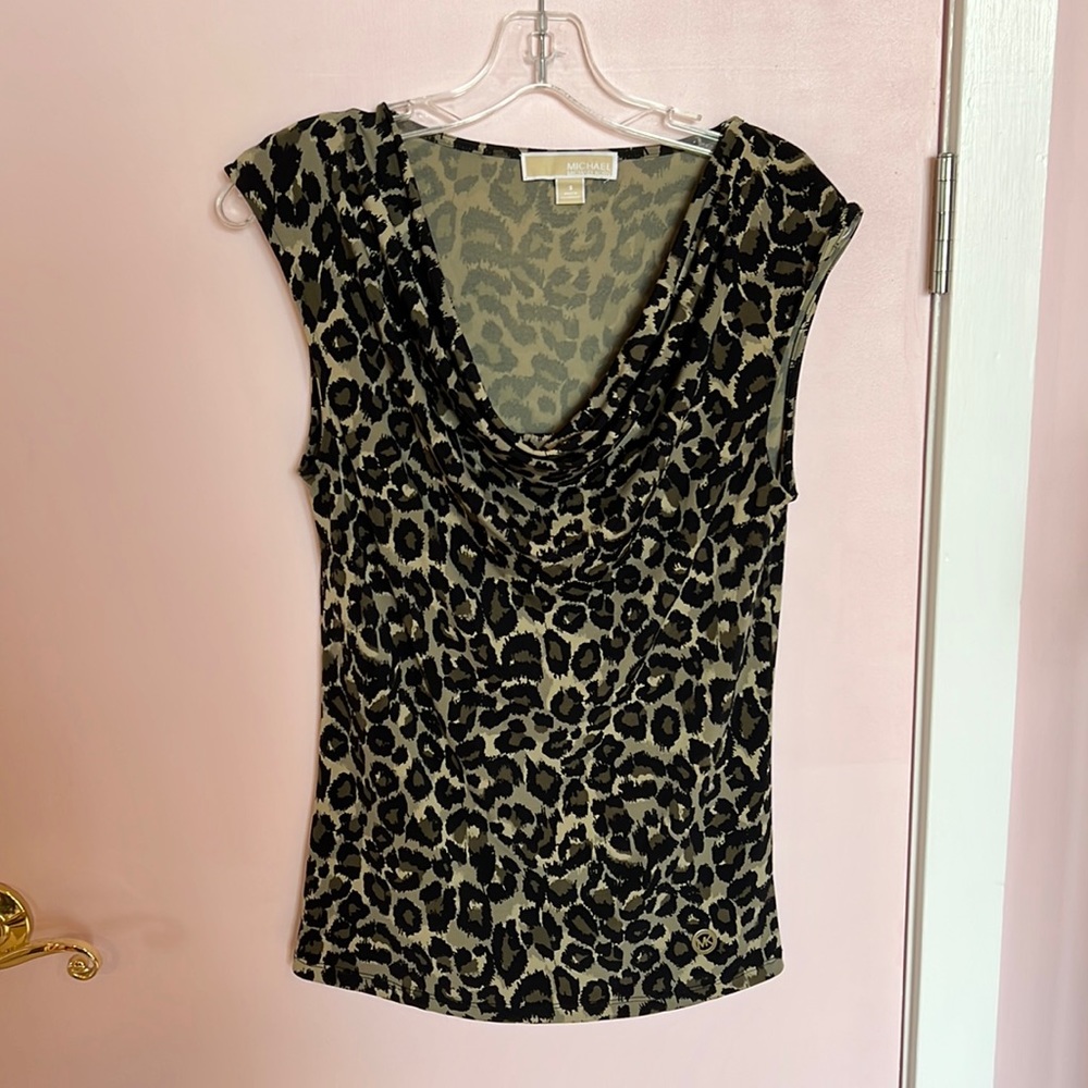 Michael Kors cheetah tank